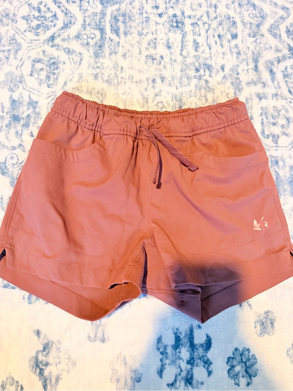 REI Girls' Rust Drawstring Active Shorts
